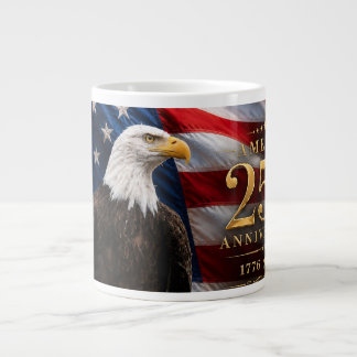 Patriotic Eagle Large Coffee Mug