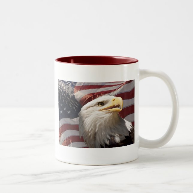 Patriotic Eagle Mug (Right)