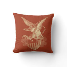 Patriotic Eagle Pillow