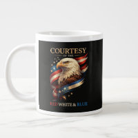 Patriotic Eagle Red White and Blue Vintage