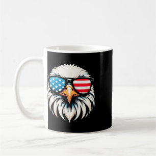 Patriotic Eagle Red White Blue Usa Flag Eagle 4th  Coffee Mug