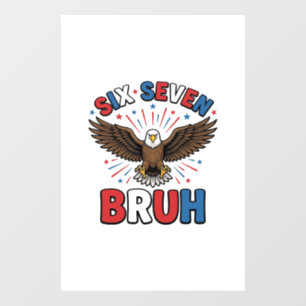 Patriotic Eagle Six Seven Bruh Vector Design_1