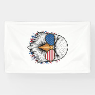 Patriotic Eagle Sunglasses Vintage Vector Shirt_1 Banner
