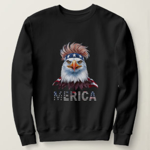 Patriotic Eagle T-Shirt – Bold Eagle with Stylish  Sweatshirt
