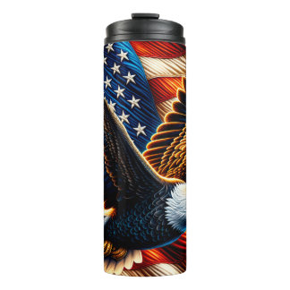 Patriotic Eagle Thermal Tumbler