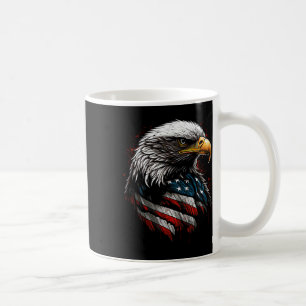 Patriotic Eagle Us American Flag 4th Of July Men W Coffee Mug