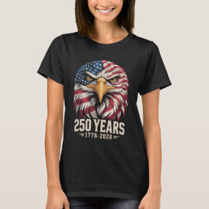 Patriotic Eagle USA 250th Anniversary T-Shirt 1776