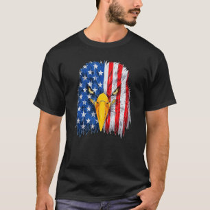 Patriotic Eagle Usa 4th Of July American Flag T-Shirt