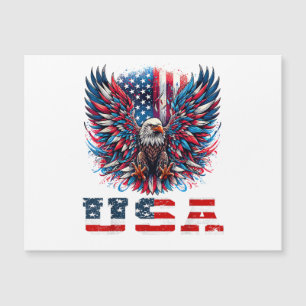 Patriotic Eagle USA Flag