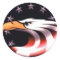 Patriotic Eagle with Stars and Stripes Stickers