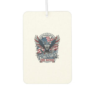 Patriotic Eagle Wolf Hybrid Animal Hybrid Patrioti Car Air Freshener
