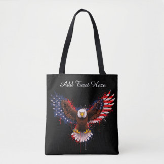 Patriotic Eagle Women Tote Bag