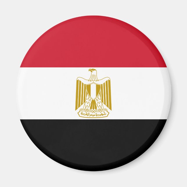 Patriotic Egypt Flag Magnet (Front)