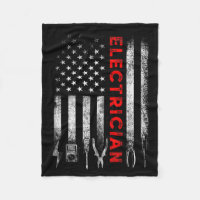 Patriotic Electrician American Flag Fathers Day 