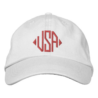Patriotic embroidered USA Hat