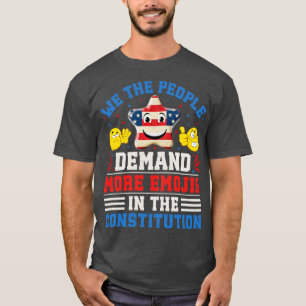 Patriotic Emoji For The 4th Of July Celebration T-Shirt