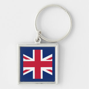 Patriotic English Flag Key Ring