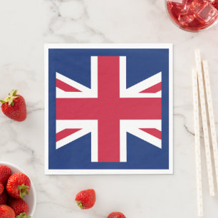Patriotic English Flag Napkin