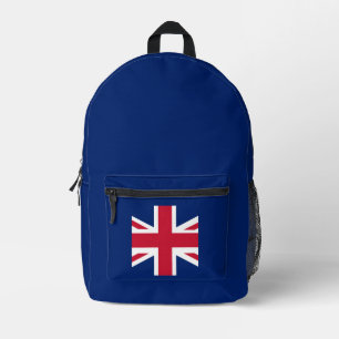 Patriotic English Flag Printed Backpack