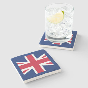 Patriotic English Flag Stone Coaster