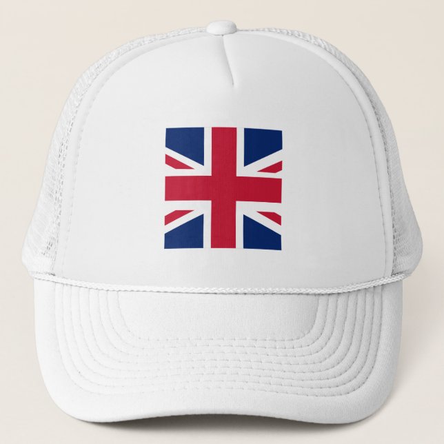 Patriotic English Flag Trucker Hat (Front)