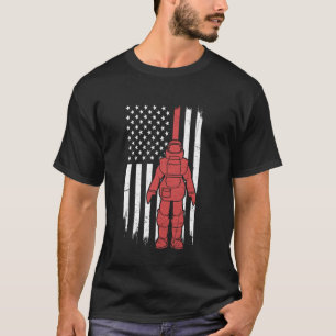 Patriotic EOD Tech Flag USA Explosive Ordnance Dis T-Shirt
