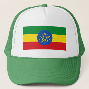 Patriotic Ethiopia Flag Trucker Hat