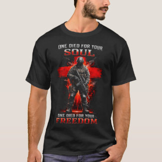 Patriotic Faith and Freedom Graphic T-Shirt