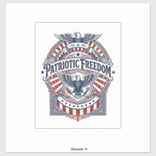 Patriotic Faith Over Fear USA Vector Graphic Tee