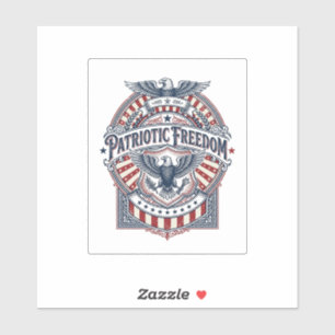 Patriotic Faith Over Fear USA Vector Graphic Tee