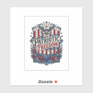 Patriotic Fall Harvest Vector Graphic Tee