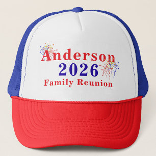 Patriotic Family Reunion Trucker Hat