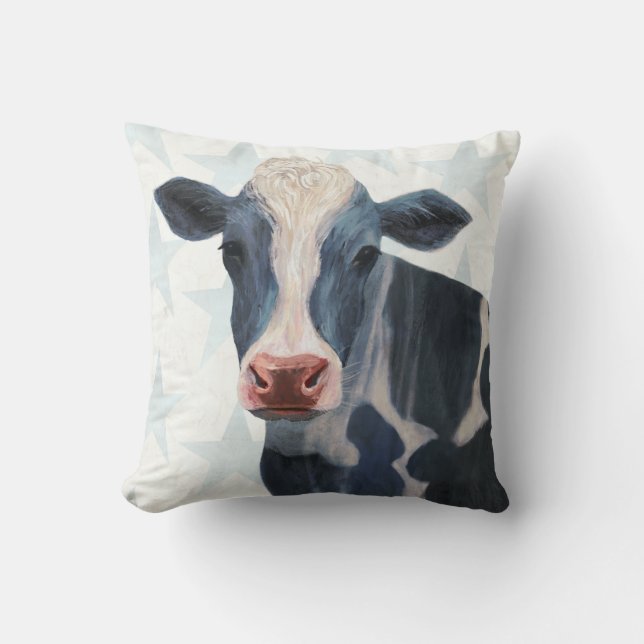 Patriotic Farm - Cow Cushion (Front)
