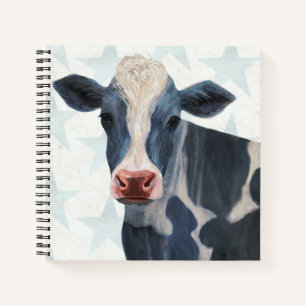 Patriotic Farm - Cow Notebook