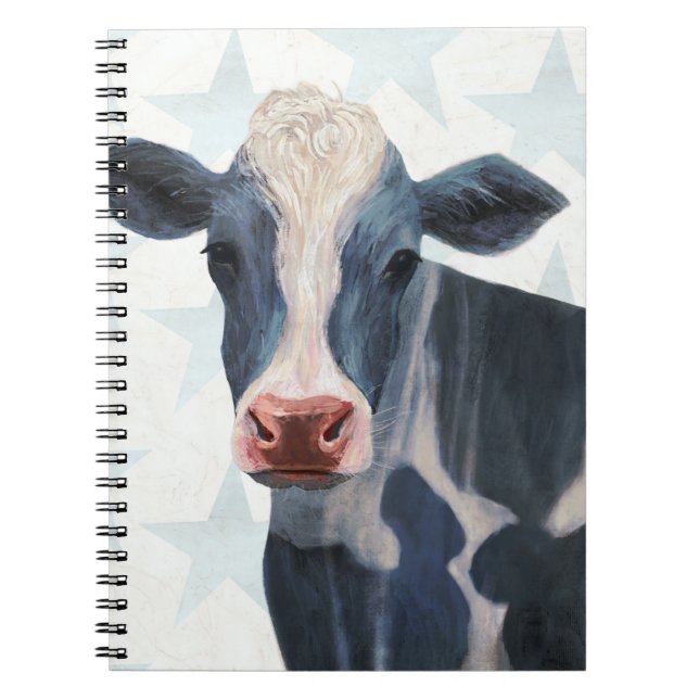 Patriotic Farm - Cow Notebook (Front)