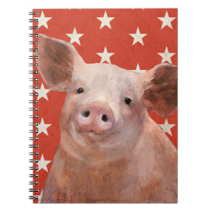 Patriotic Farm - Pig Notebook