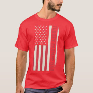 Patriotic Farming Farm Agriculture Turkey Farmer D T-Shirt