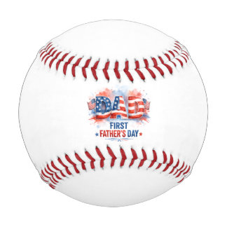 Patriotic Father's Day Baseball