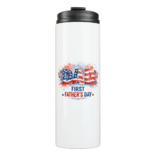 Patriotic Father's Day Thermal Tumbler