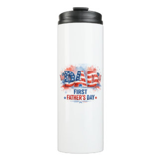 Patriotic Father's Day Thermal Tumbler
