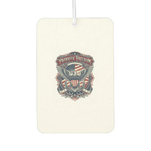 Patriotic Fathers Day Vector Graphic Tee Car Air Freshener