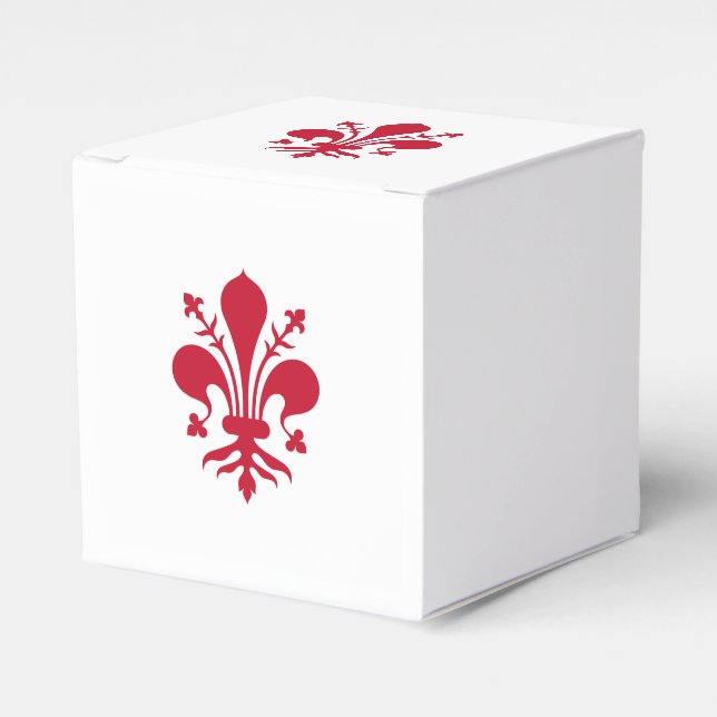 Patriotic favour box with Flag of Florence (Front Side)