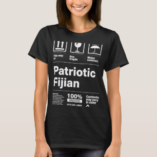 Patriotic Fijian Patriotism Fiji Country Pride iTa T-Shirt