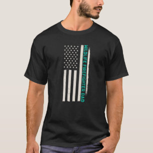 Patriotic Fireman Wildlife Firefighter Dad America T-Shirt