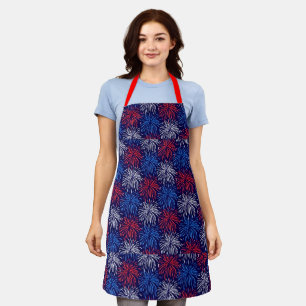 Patriotic Fireworks Apron