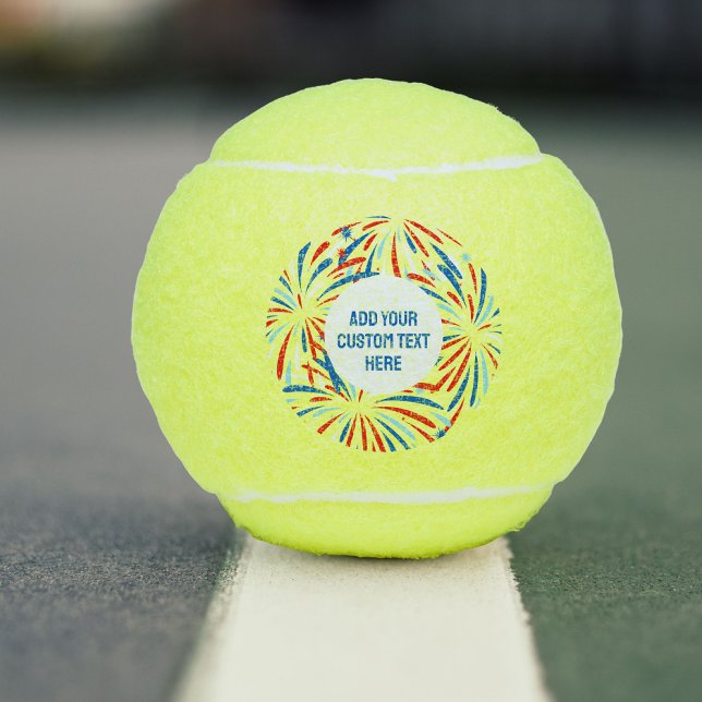Patriotic Fireworks Custom 4th of July Party  Tennis Balls (Creator Uploaded)