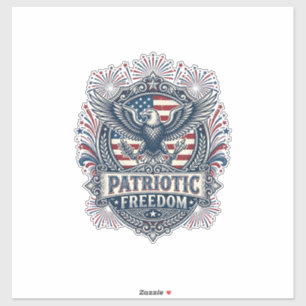 Patriotic Fireworks Festival Vector Graphic Tee_1