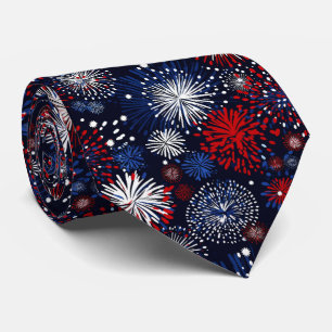 Patriotic Fireworks Spectacle  Tie