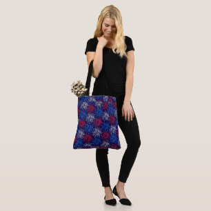 Patriotic Fireworks Tote Bag