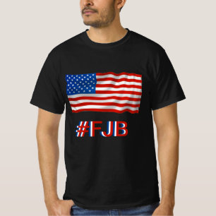 Patriotic FJB American Flag Letters Funny T-Shirt